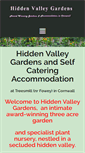 Mobile Screenshot of hiddenvalleygardens.co.uk