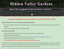 Tablet Screenshot of hiddenvalleygardens.co.uk